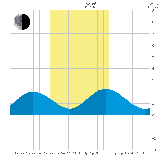 Kingsmill tide chart for Friday, November 22, 2024
