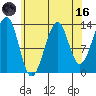 Lake Bay tide chart for Wednesday, August 16, 2023