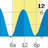 Leadenwah Creek tide chart for Tuesday, August 12, 2025