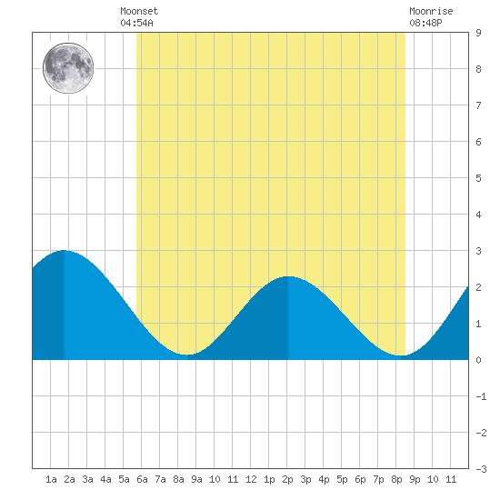Lester Manor tide chart for Friday, June 21, 2024