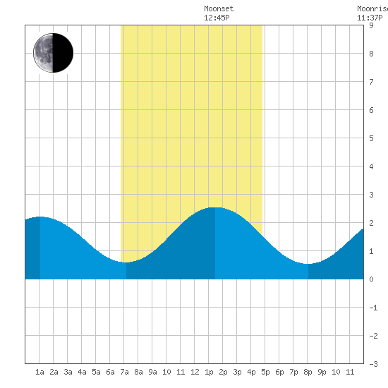 Little Creek Beach tide chart for Friday, November 22, 2024