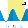 Neck tide chart for Tuesday, August 12, 2025