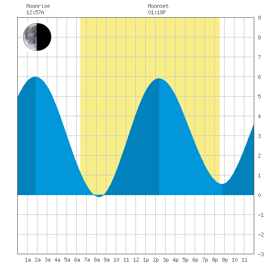 Little Talbot Island tide chart for Friday, June 28, 2024