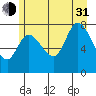 Lituya Bay tide chart for Saturday, July 31, 2021