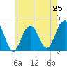 Long Branch tide chart for Tuesday, June 25, 2024