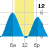Barren Island tide chart for Sunday, January 12, 2025