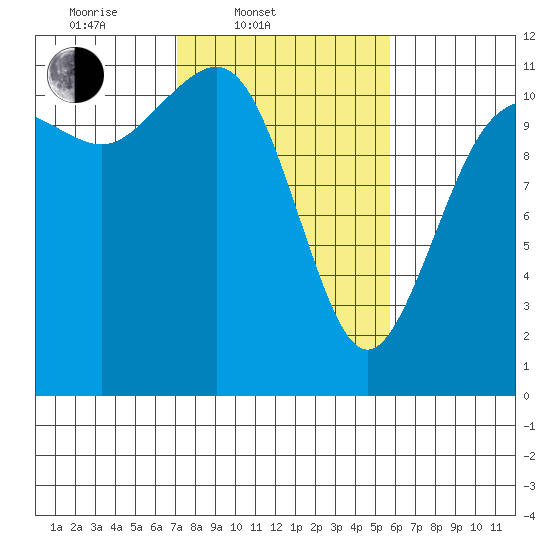 Belfair tide chart for Thursday, February 20, 2025