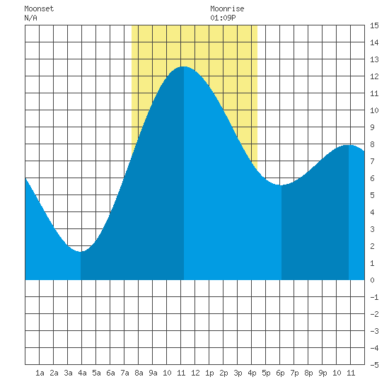 Belfair tide chart for Friday, November 28, 2025