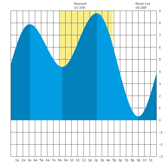 Shi Shi Beach tide chart for Tuesday, January 10, 2023