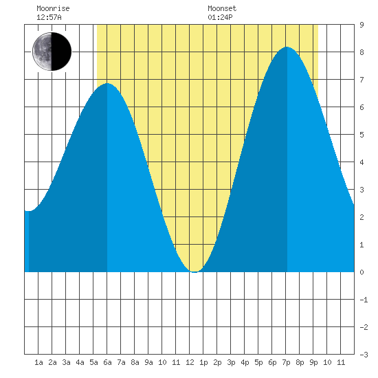 Shi Shi Beach tide chart for Friday, June 28, 2024