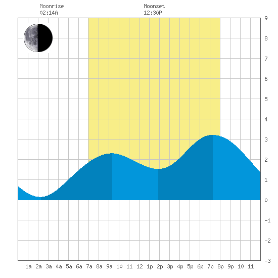 Mangrove Point tide chart for Sunday, April 20, 2025
