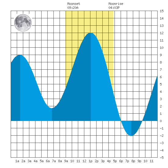 Marmot Island tide chart for Friday, November 15, 2024