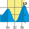 Fort Flagler tide chart for Tuesday, August 12, 2025