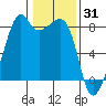 Fort Flagler tide chart for Saturday, January 31, 2026