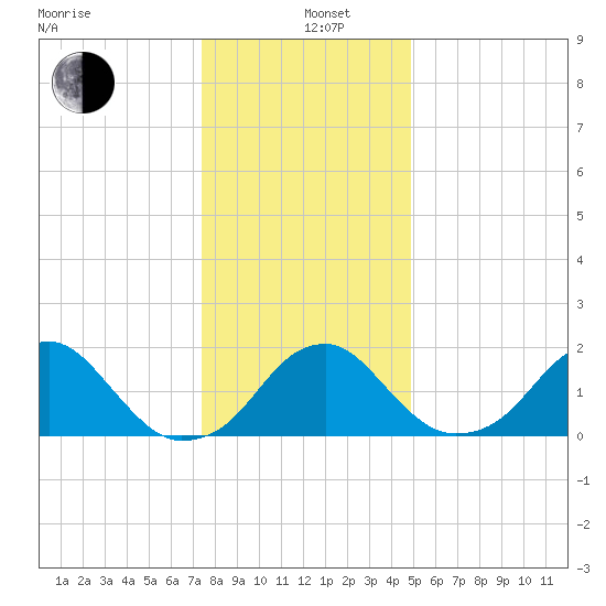 Marshall Hall tide chart for Sunday, December 26, 2021