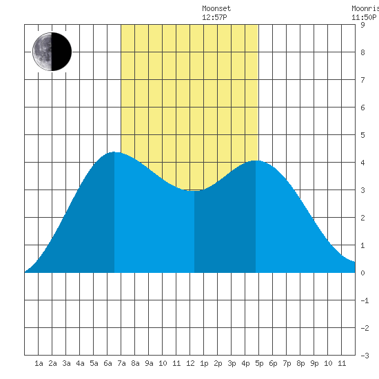 Marshall tide chart for Friday, November 22, 2024