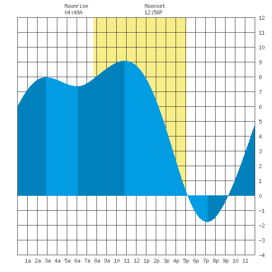 Fort Casey tide chart for Friday, January 28, 2022