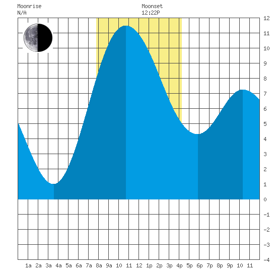 Marysville tide chart for Thursday, December 11, 2025