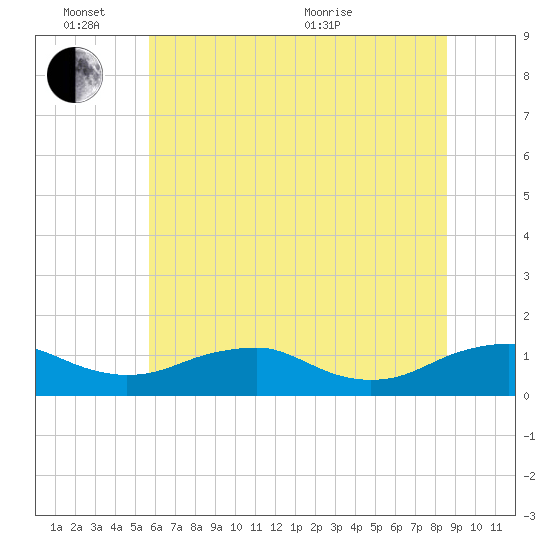 Mathias Point tide chart for Friday, June 14, 2024