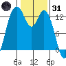 McMicken Island tide chart for Monday, January 31, 2022