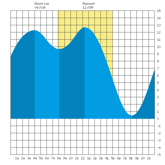 McMicken Island tide chart for Friday, January 24, 2025