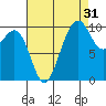 Shilshole Bay tide chart for Saturday, August 31, 2024