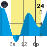 Bay Center tide chart for Thursday, July 24, 2025