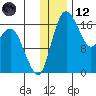 Middle Bluff tide chart for Tuesday, December 12, 2023
