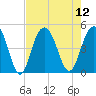Moores Landing tide chart for Tuesday, August 12, 2025