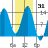 Mop Point tide chart for Friday, January 31, 2025