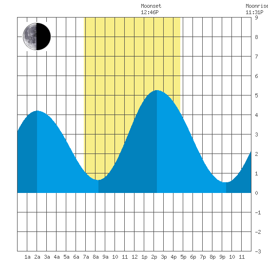 Murderkill River entrance tide chart for Friday, November 22, 2024