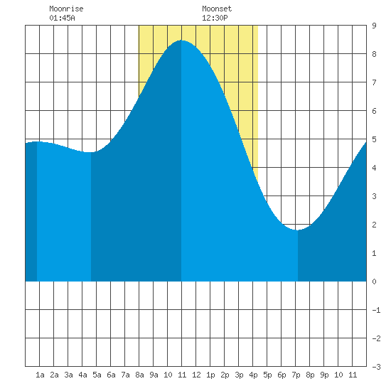 Marrowstone Island tide chart for Tuesday, December 24, 2024