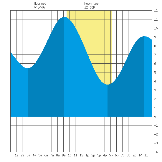 Nachalni Island tide chart for Friday, January 22, 2021