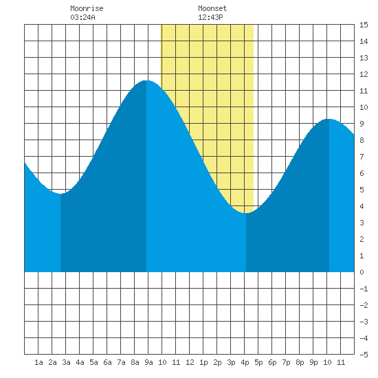 Nachalni Island tide chart for Friday, January 5, 2024