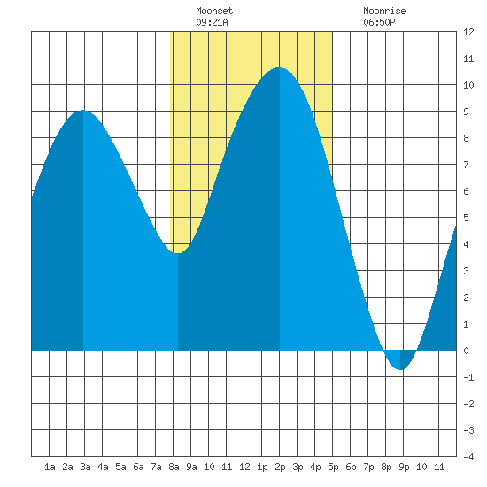 Nahcotta tide chart for Wednesday, January 19, 2022