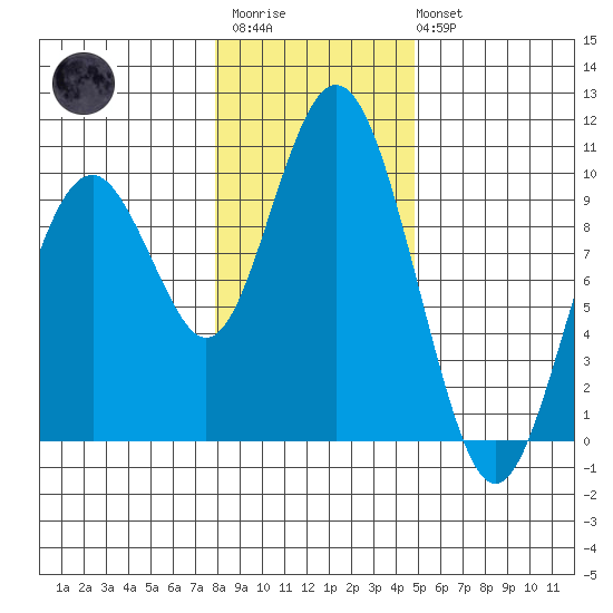 Naselle River tide chart for Thursday, January 11, 2024