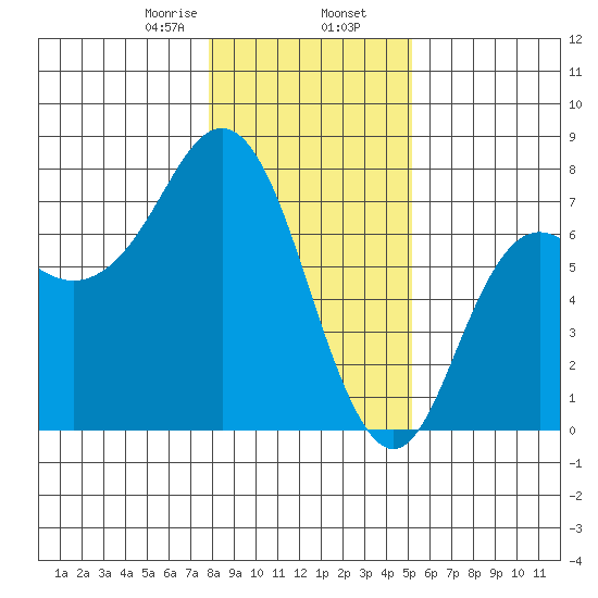 Neah Bay tide chart for Friday, January 28, 2022