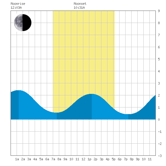 Neds Creek tide chart for Friday, February 2, 2024