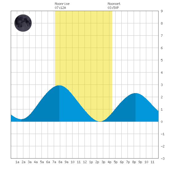 Neds Creek tide chart for Friday, December 19, 2025