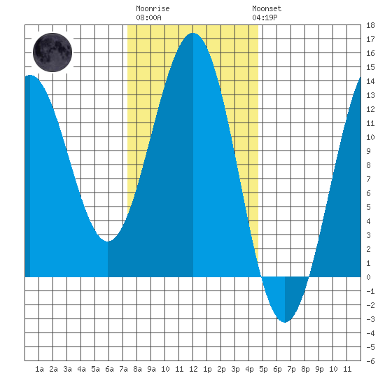 Nehenta Bay tide chart for Friday, February 9, 2024