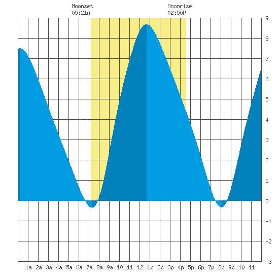 Newbold tide chart for Friday, December 13, 2024