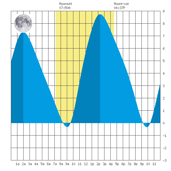 Newbold tide chart for Sunday, December 15, 2024