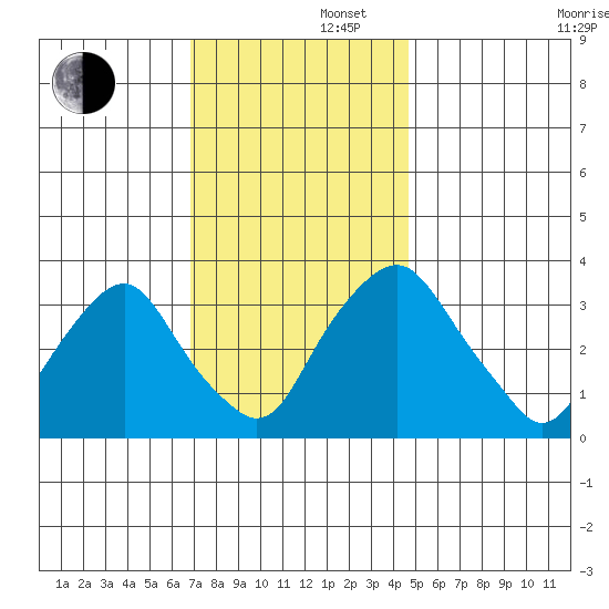 Newport Landing tide chart for Friday, November 22, 2024