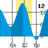 Niblack Anchorage tide chart for Sunday, January 12, 2025
