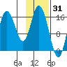 Ninilchik tide chart for Saturday, January 31, 2026
