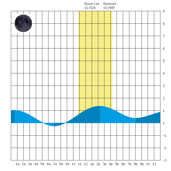 Niyrakpak Lagoon entrance tide chart for Tuesday, January 12, 2021