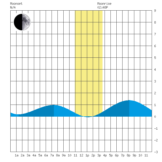 Niyrakpak Lagoon entrance tide chart for Friday, December 10, 2021