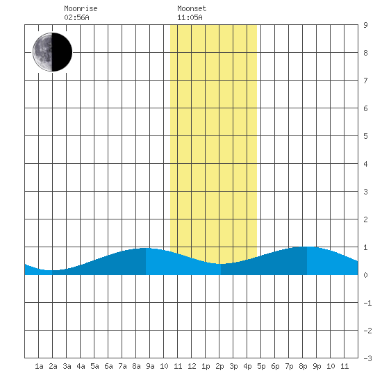 Niyrakpak Lagoon entrance tide chart for Tuesday, January 21, 2025