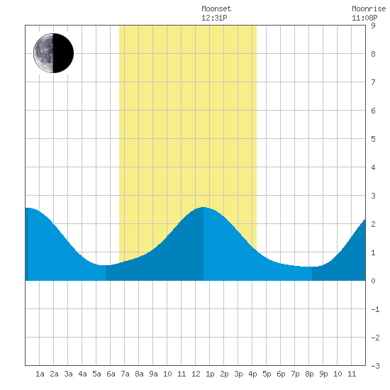 Nomans Land tide chart for Friday, November 22, 2024