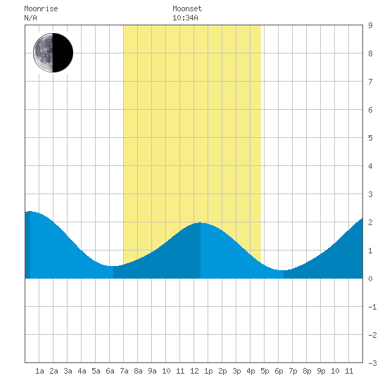 Nomans Land tide chart for Tuesday, January 21, 2025